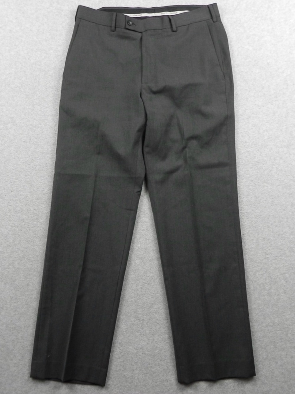 Perry Ellis Portfolio Pants Mens 40x32 Dress Slacks Suit Formal Flat Front Gray